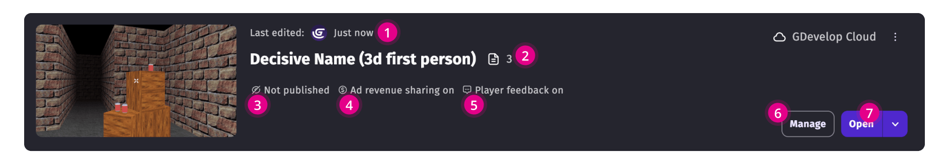 Not-published-game